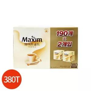 [셀러허브]동서 맥심 화이트골드 커피믹스 190T x 2개 (S23657169)