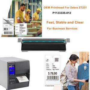Zebra ZT231 라벨 프린터용 새 헤드 203DPI 열전사 바코드