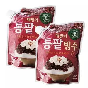청우 패밀리 통팥빙수 750g x 2개 / 팥빙수