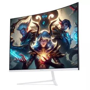 비트엠 Newsync P320FC 패스트 165 커브드 게이밍 화이트 UP 180 모니터
