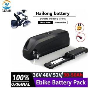 48V 배터리 36V Hailong 전기 자전거 폴리에스터 DP-9 BMS 18650 셀 리튬 이온 52V 50AH 내구성
