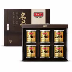 대천김 명품 곱창캔김 선물세트 30g 6캔