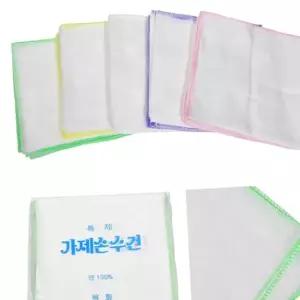 유아 손수건 순면 가제수건 10매1세트 0331eu