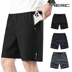 HERC 쿨반바지 남성 여름바지 남자 쿨바지 밴딩 5부 7부 반바지 냉장고 등산바지 아이