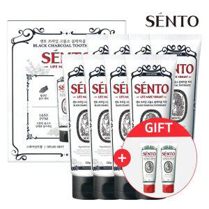 프.라임 블랙차콜 고.불소치약 스피아.민트향 120g 8개+구취케어120g 2개