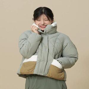 [OSLO (오슬로)] W 테디 다이아퀼팅 푸퍼_Olive