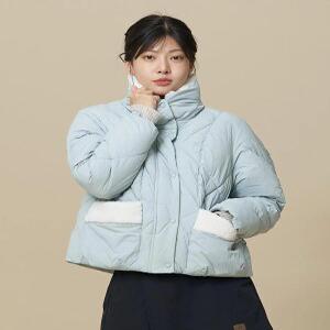 [OSLO (오슬로)] W 테디 다이아퀼팅 푸퍼_Dark Mint