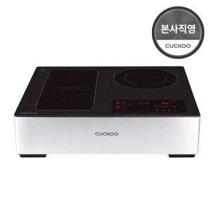 본사) 쿠쿠 CIHR-D305FB 3구 하이브리드 전기레인지