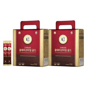 풍년보감 6년근 고려홍삼정 올데이굿타임 골드 홍삼스틱 지함, 10g, 100개입, 2개
