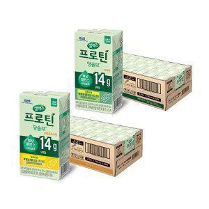 셀렉스 식물성 프로틴 당솔브 음료 오곡맛 190ml , 24입, 1개 + 옥수수맛 190ml , 24입