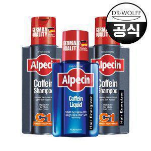 알페신 카페인 샴푸 C1 250ml X2 + 리퀴드 200ml