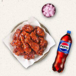 [멕시카나치킨] 땡초치킨+콜라1.25L