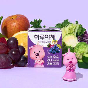 [내일도착]하루야채 유기농 포도비트 140mlx24