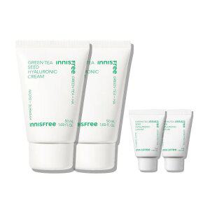 이니스프리 그린티 씨드 히알루론산 크림 50mL (튜브형) 2개 + GIFT