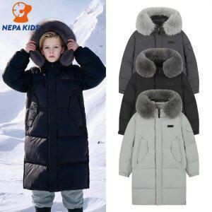 NEPA KIDS 네파키즈 윈터 플로우 롱 덕다운 자켓 KM72058