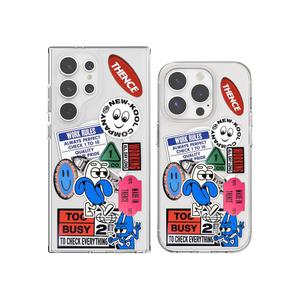 최신 귀여운 갤럭시 아이폰 케이스 맥세이프 워크 라벨링 / 핸드폰케이스 S25 S24 S23