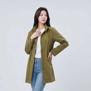 [PAT 여성] 밴드넥 면혼방 코트_1J61101