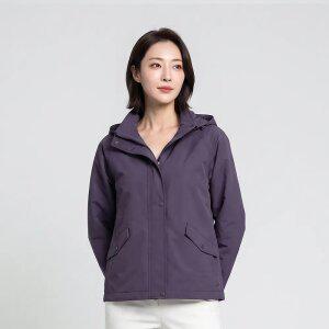 [PAT 여성] 프린트 크롭 후드 점퍼_1K61301