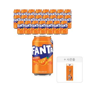 [코카콜라] 환타 오렌지 350ml, 24개 + 증정(환타 키캡키링, 주문시 100%증정)