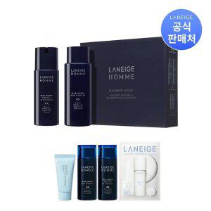[본사직영] 라네즈 옴므 블루에너지2종 + 마스크 +클렌징폼30g+토너50ml+로션50ml
