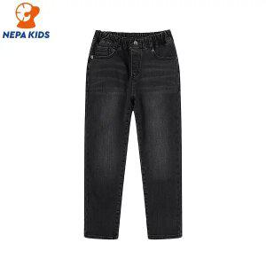 NEPA KIDS 네파키즈 공용 기모 웜 하트 데님팬츠 KJF1601