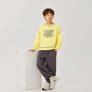 시그니처배색맨투맨(옐로우)