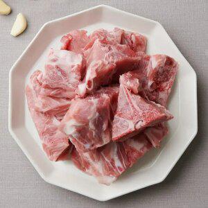 [Tday][농협안심한돈] 국내산 돼지고기 등뼈 찜탕용 2KG (냉동)