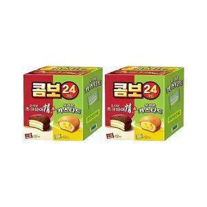[Tday] 오리온 베스트파이콤보 24입(초코파이12p+카스타드12p), 2개