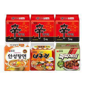 [Tday] 신신신안너짜(신라면15,안성5,너구리5,짜파5)
