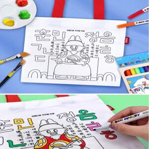 J2K 훈민정음 미니 에코백 DIY키트 가방 만들기 취미 캔버스 패브릭