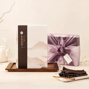 행복한홍삼 수제 도라지정과 보자기 선물 세트 300g, 1개