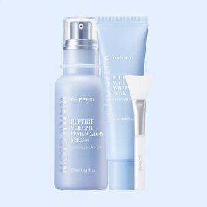 닥터펩티 펩타이드 볼륨 워터 글로우 세럼 50ml + 워터 글로우 랩핑 마스크 60ml + 실