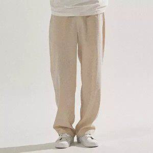 [팔랩] 남여공용 세미 와이드 쿨터치 밴딩 슬랙스_PL24S5PT011