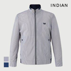 [INDIAN] 니트배색 골프 점퍼_MIGCL3M3321