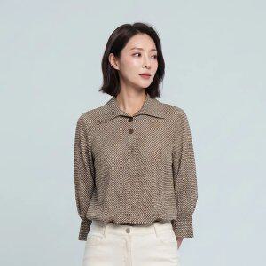 [PAT 여성] 오픈카라 주름 블라우스_1J62512