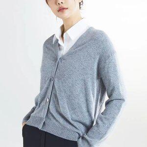 [스파오] [캐시미어블렌드] 브이넥 카디건 (SPCKE4TW21-K)