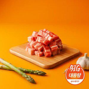 설렘한입 돼지고기 벽돌 삼겹살 3kg 대용량 구이 캠핑 바베큐 겉바속촉