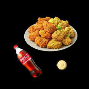 [bhc] 커링클/뿌링클 반반치킨+콜라1.25L