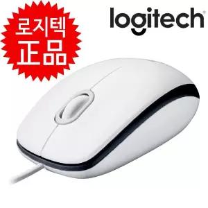/정품/로지텍 M100R 화이트 USB 유선 광마우스