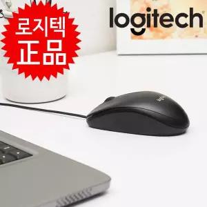 /정품/로지텍 M100R 블랙 USB 유선 광마우스