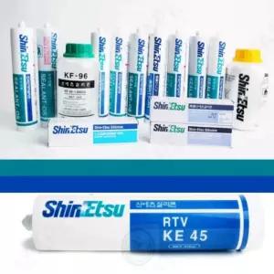 이지리치 RTV 고무 투명실리콘 KE-45 카트리지 310ML 전기전자용 보일러내열실리콘튜브형