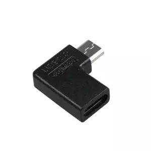 IH784 Coms USB C타입 to 마이크로5핀 Micro 5Pin 변환 젠더 / 90도 꺾임 10W