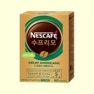 네스카페 수프리모 디카페인 아메리카노 80개입