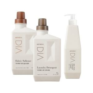 마더케이 디아 유아세제 1L + 섬유유연제 1L + 젖병 세정제 500ml 세트