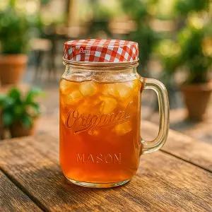 레드캡 드링크자 450ml[본체+뚜껑] 라떼 답례품 아이스티 커피잔