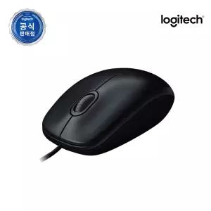 로지텍코리아 공식 M100R 유선마우스 블랙