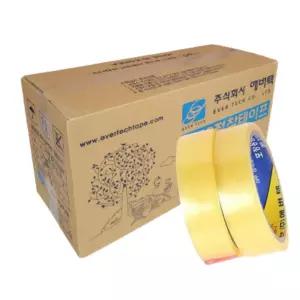 국산 OPP 투명 테이프 25Mx2.5cm 50봉(100개)