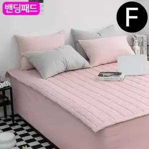 해피니 샤이니 순면 밴딩 패드 패밀리 F (핑크베이지) (카페트겸용)