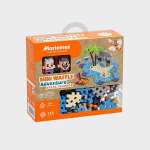 마리오넥스 미니와플 소프트 블록 퍼즐 보물섬 148pcs