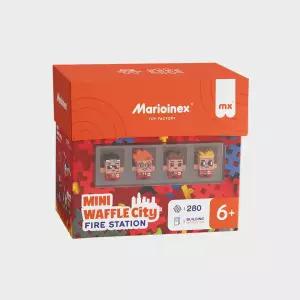 마리오넥스 미니와플 소프트 블록 퍼즐 소방서 280pcs